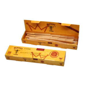 HORNET Pre-Rolled Natural Cigarette Rolling Paper Cones With Filter Tip 64 Cones